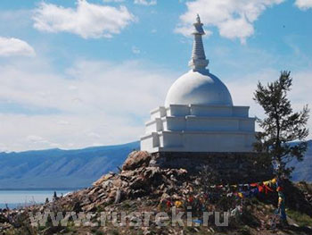 Буддийская ступа на Байкале